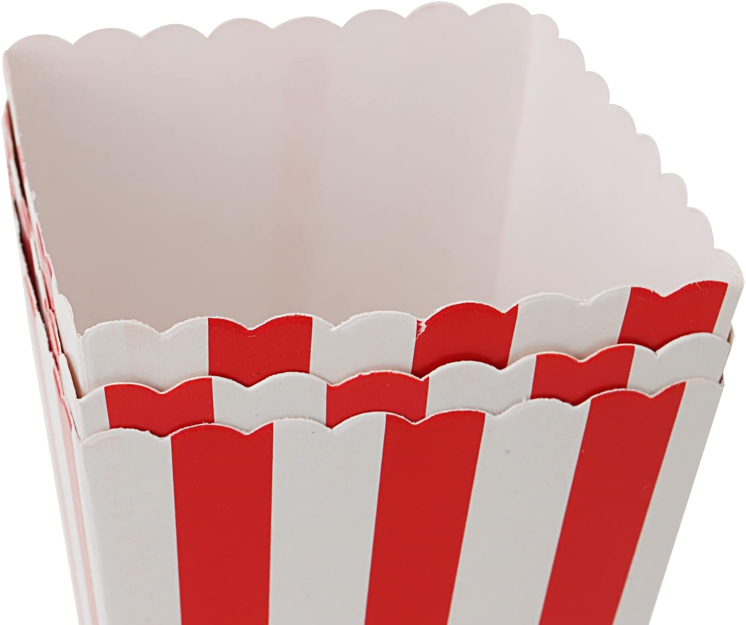 JAPCHET 96 PCS Popcorn Boxes, Striped Paper Popcorn Favor Boxes, Popcorn Carton Containers for Movie Night, Birthday, Party-3