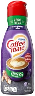 Coffee mate Coffee Creamer - Zero Sugar Italian Sweet Creme Liquid 32oz (946ml)