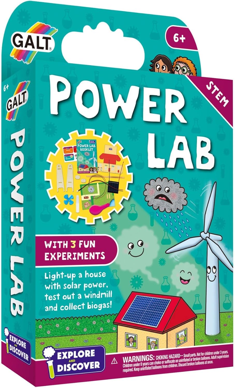 Galt, Power Lab, Science Kit for Kids, Ages 6 years plus-0