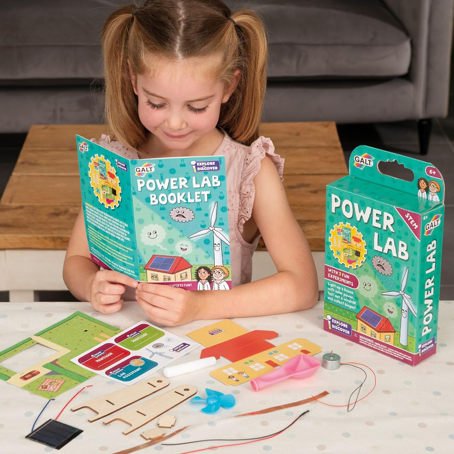 Galt, Power Lab, Science Kit for Kids, Ages 6 years plus-4