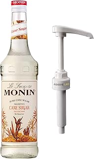 MONIN Premium Pure Cane Sugar Syrup 700 ml & Pump