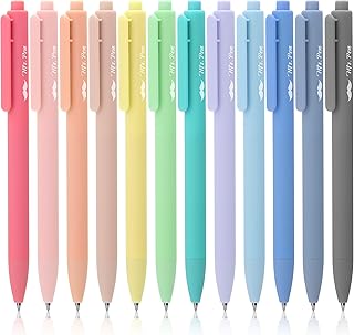 Mr. Pen- Retractable Gel Pens, 12 Pack, Fast Dry, Gel Pens Fine Point 0.7mm, Retractable Pens, Cute Pens, Gel Ink Pens, Aesthetic Pens for Journaling, Fine Tip Pens