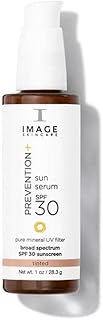 Image Skincare PREVENTION+ Sun Serum SPF 30 Mineral Sunscreen for Face, Non Comedogenic, Wear Under Makeup, Perfect Travel Size, 28.3 g