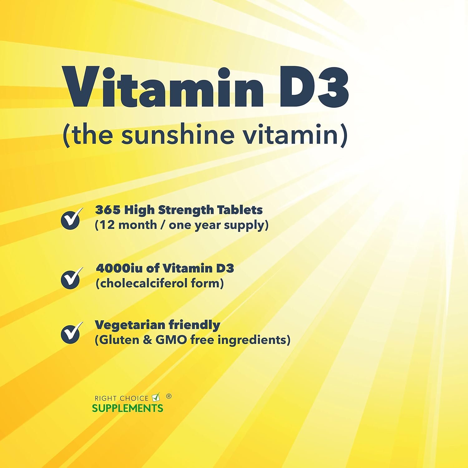 Vitamin D 4000 iu - 1 Year Supply, 365 Easy-Swallow Vitamin D Tablets - Vegetarian Vitamin D3 4000 iu, High Strength Vitamin D Supplement-7