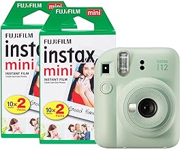 Fujifilm Instax Mini 12 Instant Camera with 40 Shot Film Pack - Mint Green