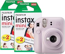 Fujifilm Instax Mini 12 Instant Camera with 40 Shot Film Pack - Lilac Purple