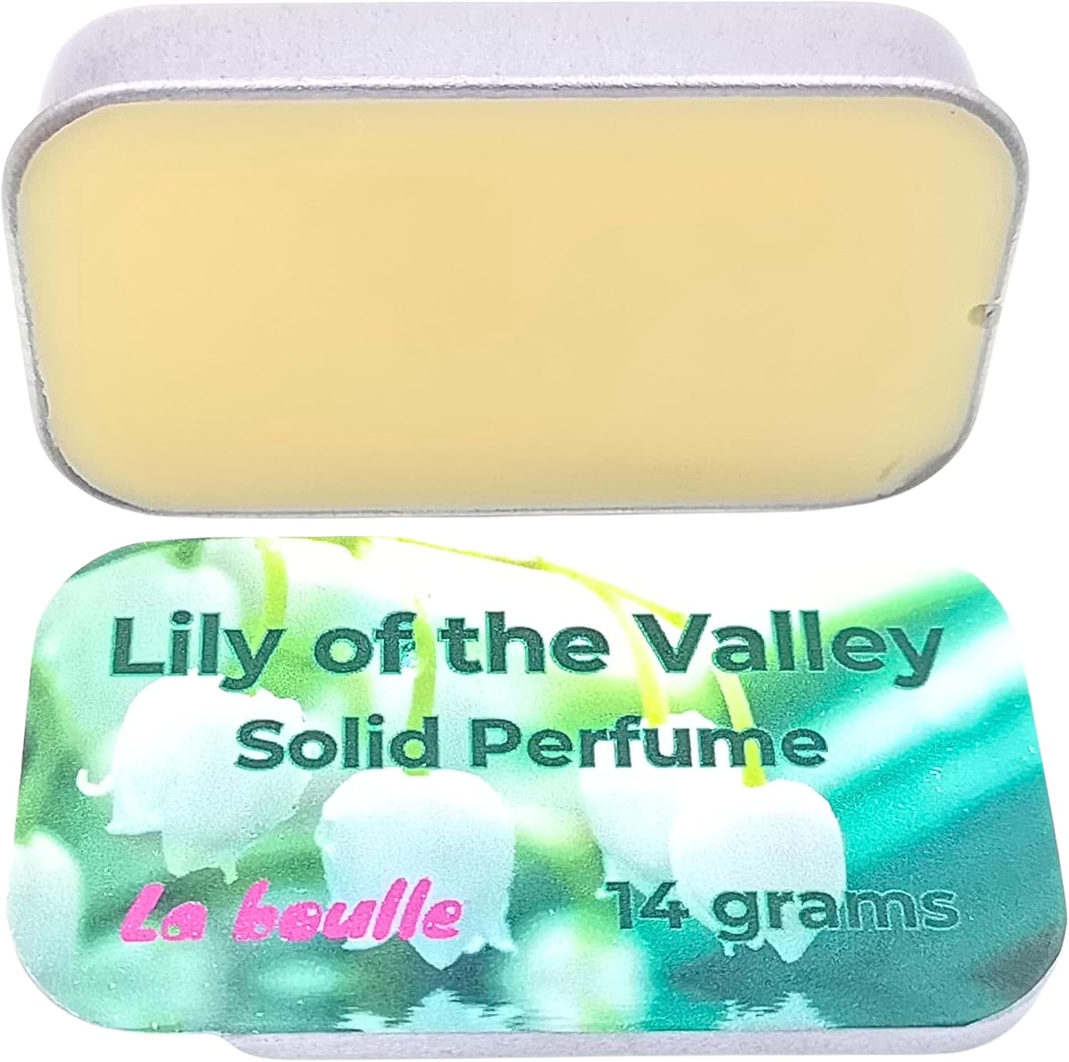 Lily of the Valley Solid Natural Perfume Balm. For Sensitive Skin. Handmade Natural Cosmetics. Vegan. Essential Oils. Made in UK.-6