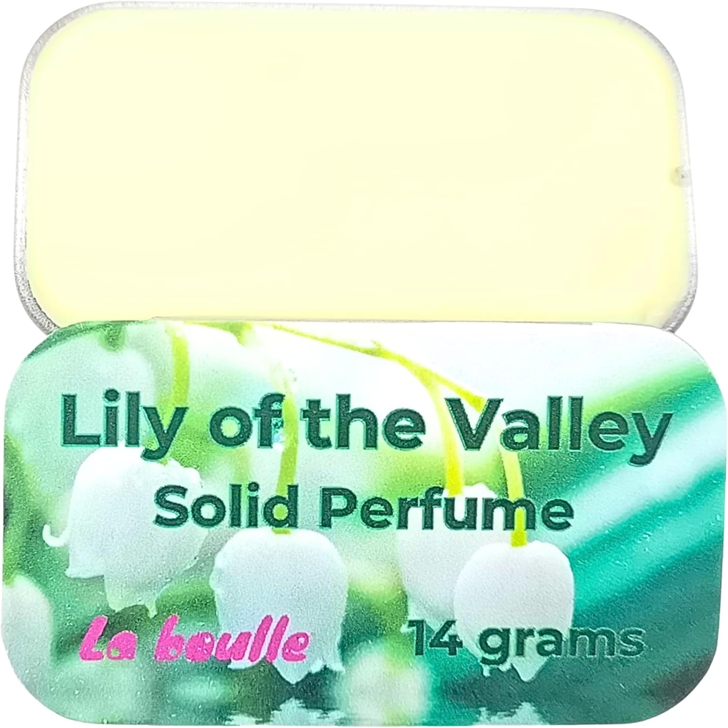 Lily of the Valley Solid Natural Perfume Balm. For Sensitive Skin. Handmade Natural Cosmetics. Vegan. Essential Oils. Made in UK.-7