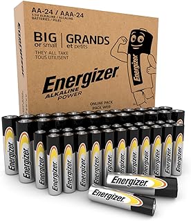 Energizer Alkaline Power AA+AAA Batteries (48 Pack), 48 Combo Pack