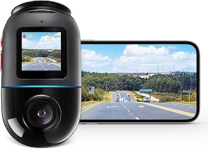 70mai Dash Cam Omni, 360° Rotating, Superior Night Vision, Bulit-in 128GB eMMC Storage, Time-Lapse Recording, 24H Parking Mode, AI Motion Detection, 1080P Full HD, Built-in GPS, App Control