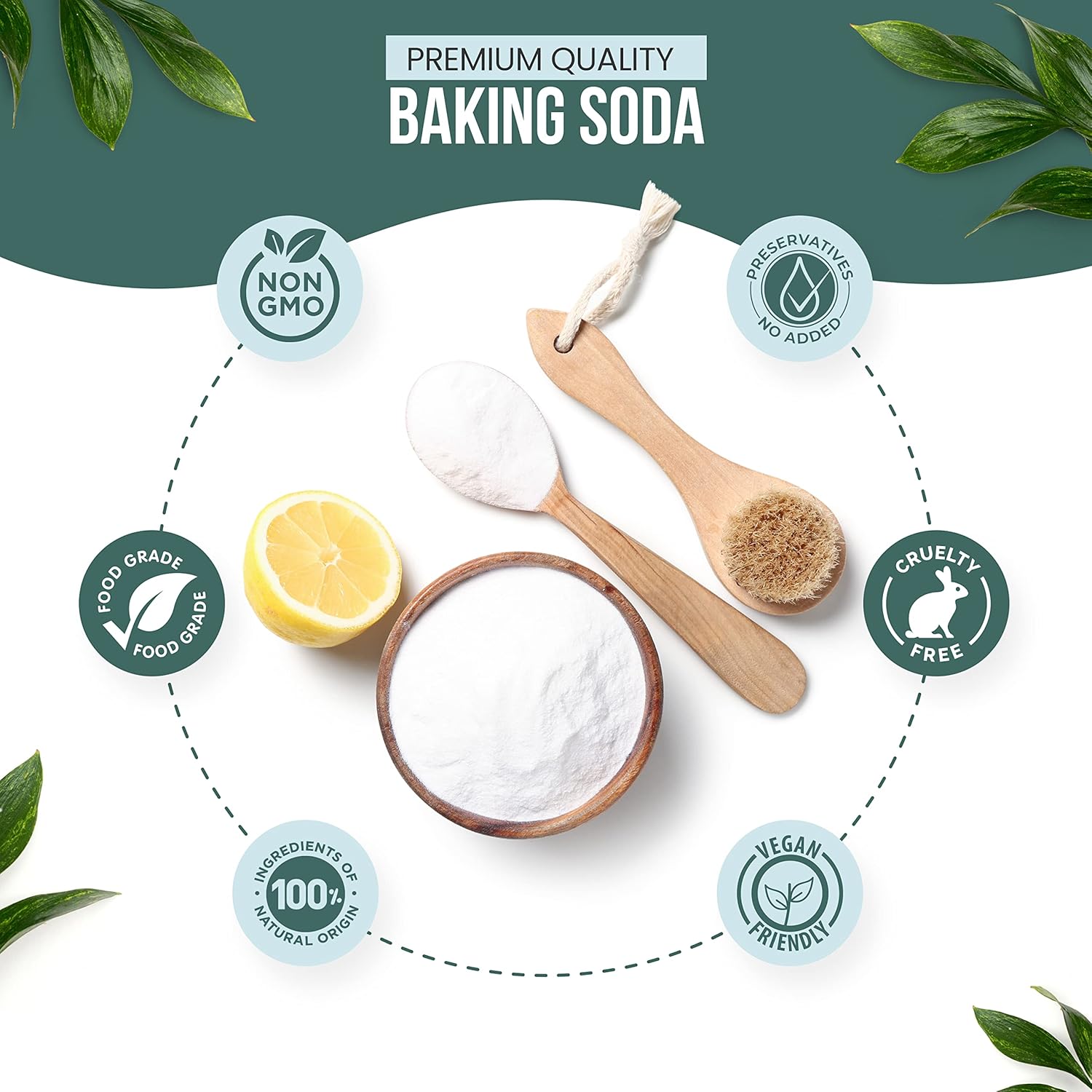 Baking Soda, Sodium Bicarbonate 5kg Pure Baking Soda for Cleaning, Baking, Bath Bombs, Odours and Teeth-4