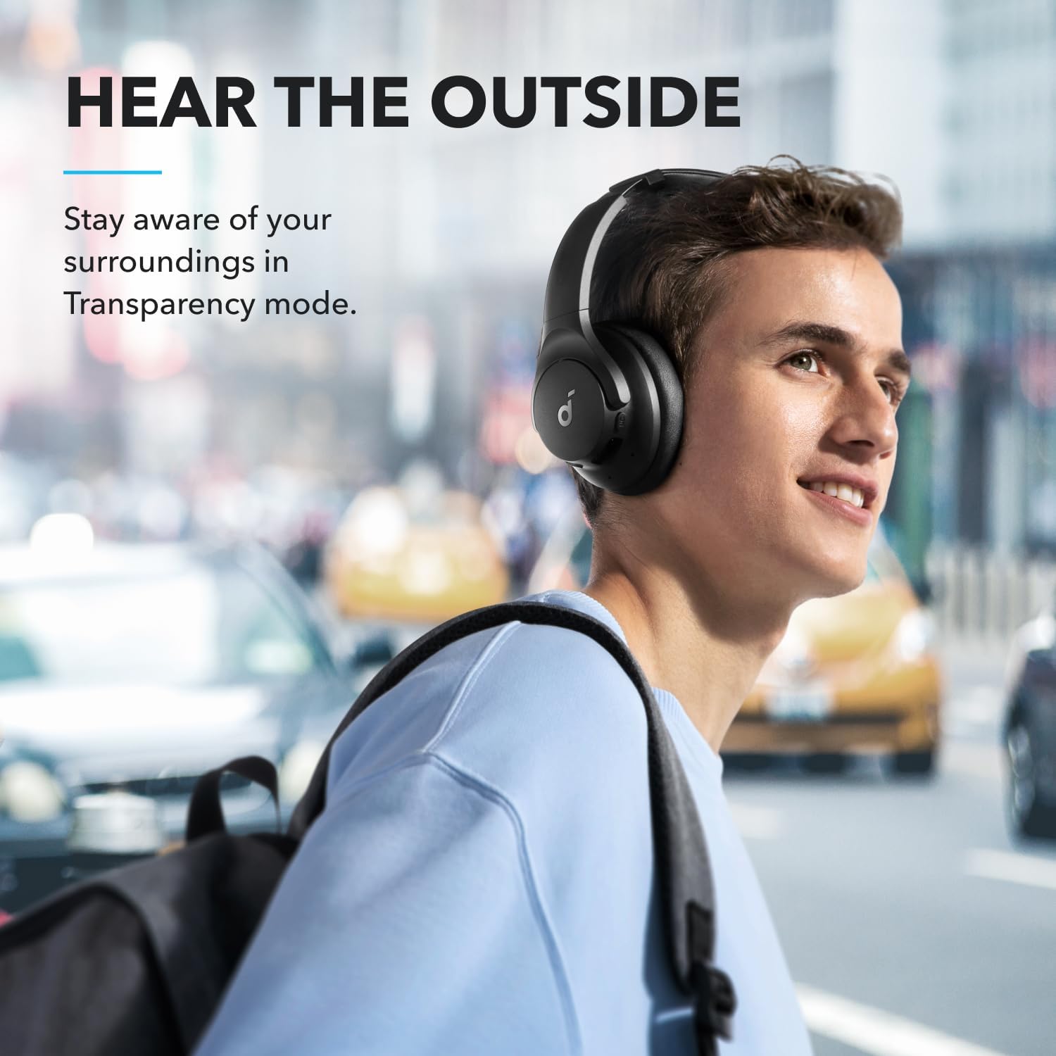 soundcore by Anker Q20i Hybrid Active Noise Cancelling Foldable Headphones, Wireless Over-Ear Bluetooth, 40H Long ANC Playtime, Hi-Res Audio, Big Bass, Customize via an App, Transparency Mode-5