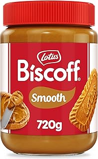 Biscoff Sweet spread - Smooth - Caramelised biscuit flavour - Vegan - Nut free - No colours or added flavours - Plastic Jar - 720g