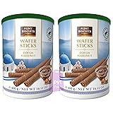 Wafer rolls with Hazelnut & Cocoa flavoured cream 400g (Pack of 2)