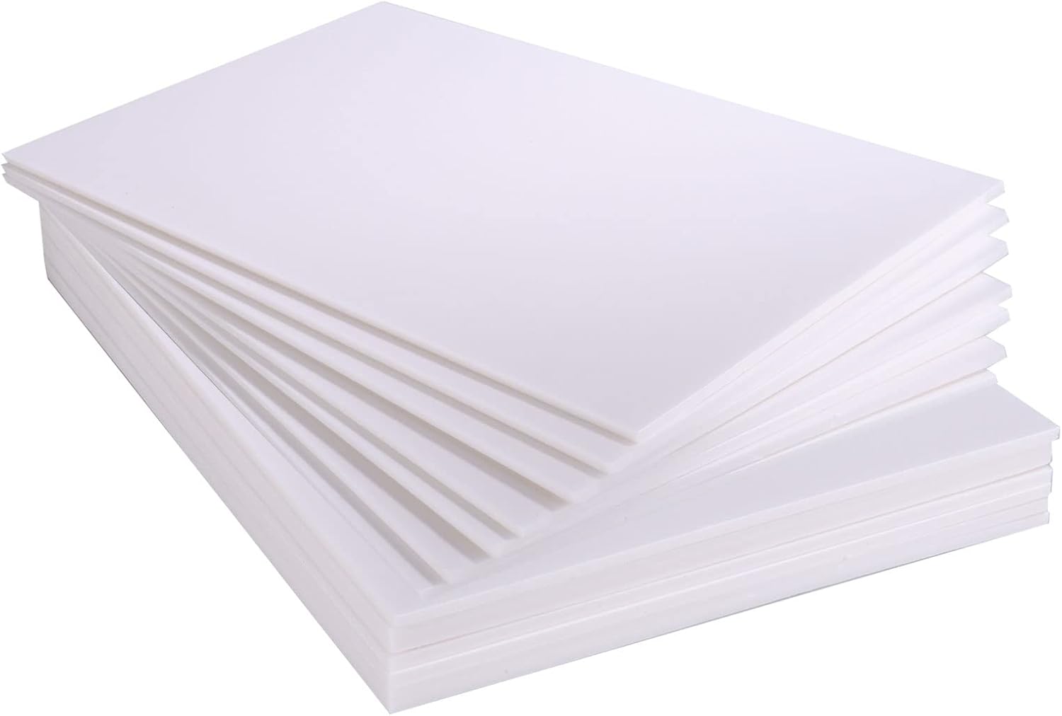 ASelected 10 Pack A3 (420 x 297mm) Foam Board, 5mm Thick Polystyrene Foam Sheet for Model Making, Mounting Photos, Presentations, Arts and Crafts Projects (White)-0