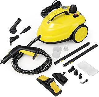 TANGZON 2000W Steam Cleaner, Handheld Steam Cleaning Mop with 1.8L Tank & 13 Accessories, Multi-Purpose Household Steam Clean Machine for Carpet, Floors and Windows (2000W, 1.8L, Yellow)