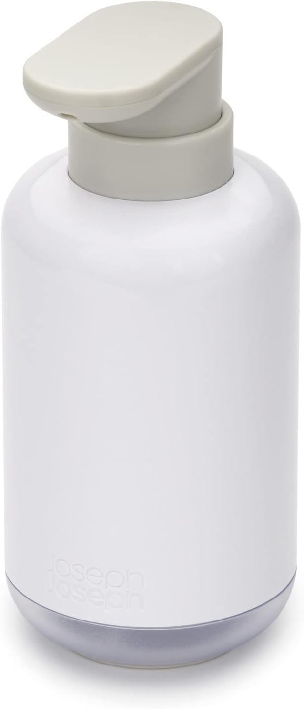 Joseph Joseph Duo Pump Bottle Soap Dispenser, Kitchen & Bathroom, 300ml, Refillable, White , Pack of 1-0