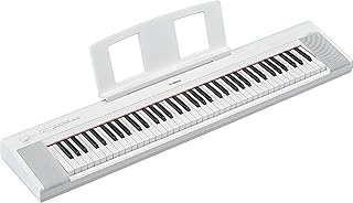 Yamaha NP-35 Piaggero Digital Keyboard with 76 Graded Soft-Touch Sensitive Keys and 15 Instrumental Voices, Lightweight and Portable