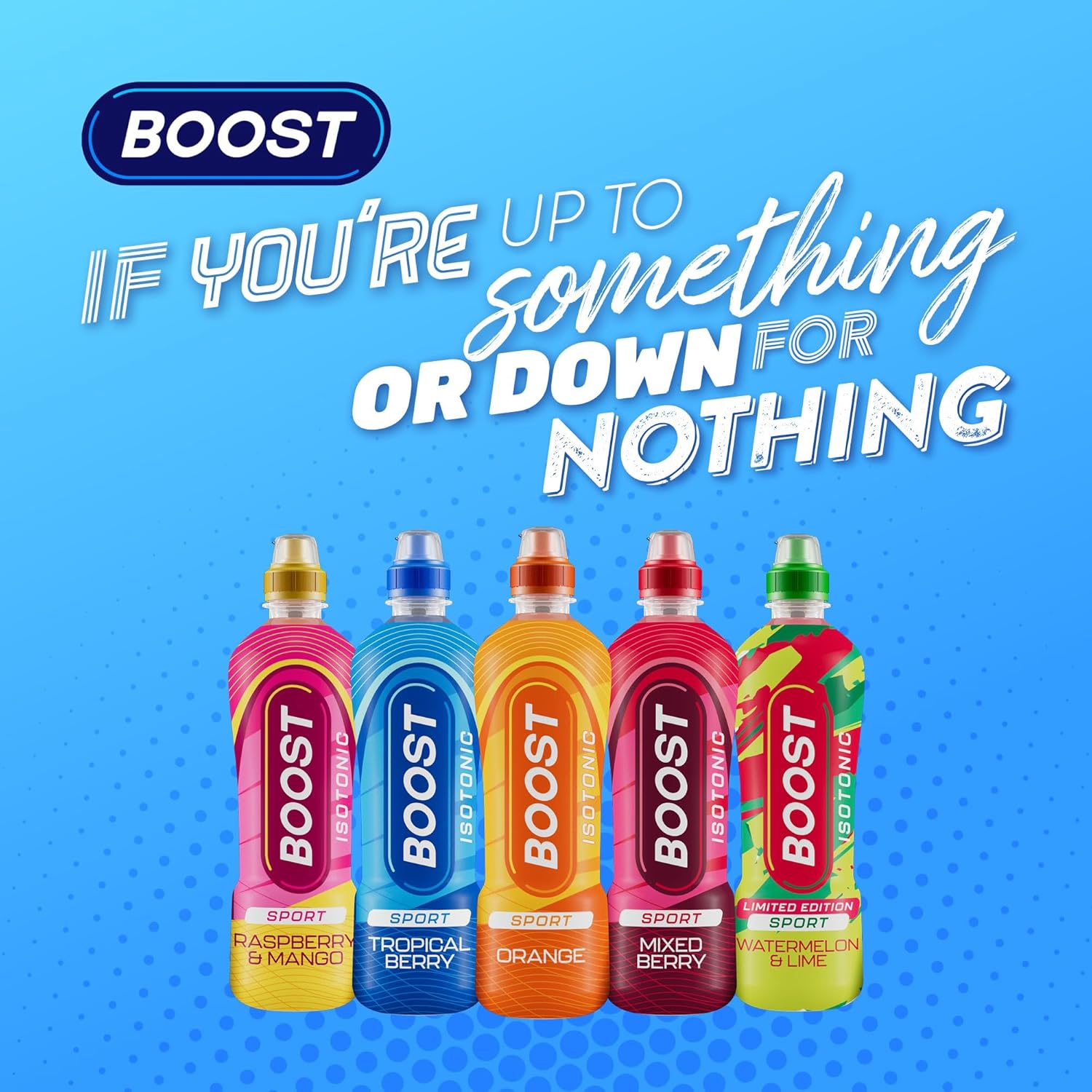 Boost Sports Drinks Tropical Berry | 12 Isotonic Drink with Vitamin B12 and B6 | Electrolyte Drink | Maximum Hydration Drinks | Low Calorie Vegan Adult Soft Drinks Multipacks | 12x500ml-1