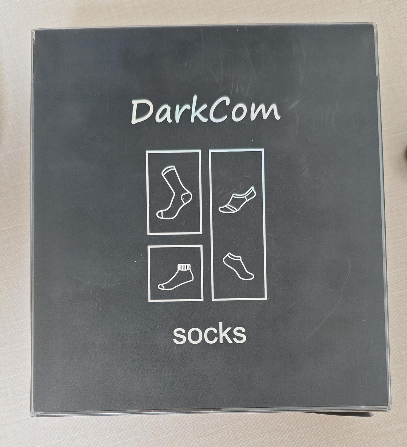 DarkCom Men's Smart Durable Socks 6 or 10 Pairs Cotton Socks-7