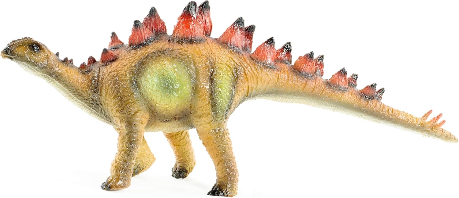 Keycraft Soft Stuffed Stegosaurus | Ultra-Realistic Dinosaur Toy Figure | 38cm-0