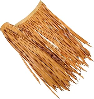 DOITOOL Straw Roof Thatch, Grass Roof, Palm Thatch Roll, Artificial Straw Roll for Garden Patio Party Tiki Bar Decorations