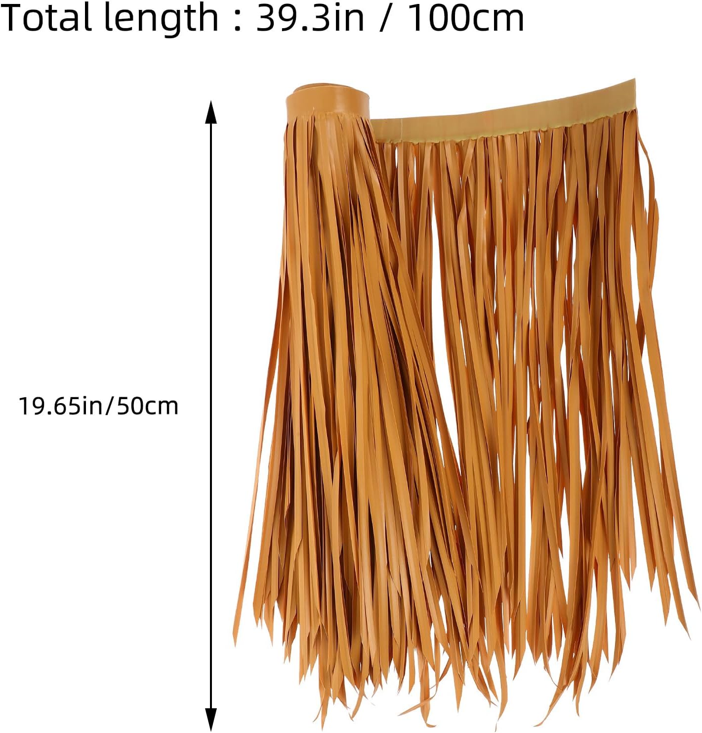 DOITOOL Straw Roof Thatch, Grass Roof, Palm Thatch Roll, Artificial Straw Roll for Garden Patio Party Tiki Bar Decorations-2