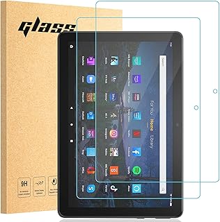 Whioltl [2 Pack Tempered Glass Film for Fire HD 10 and Fire HD 10 Plus 10.1" (11th generation, 2021), Clear Screen Protector Compatible with Fire HD 10 Kids/Fire HD 10 Kids Pro tablet, Anti-Scratch