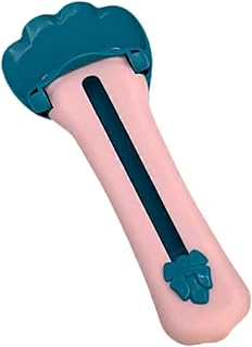 TITA-DONG Cat Claw Shaped Cat Strip Squeeze Spoon, Delectables Lickable Cat Treats Spoon, Wet Treat Cat Feeder Spoon Treat Squeeze Spoon for Lickable Wet Cat Treats Liquid Snack Feeding(blue+pink)