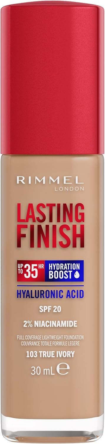 Rimmel Lasting Finish 35 Hour Foundation - 103 True Ivory-0