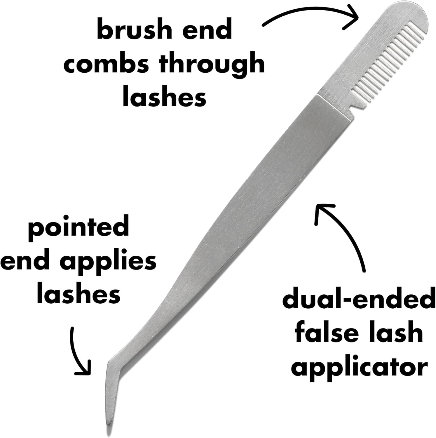 e.l.f. False Eyelash Applicator, Dual-ended Tool For Easily Applying False Lashes, Unique Handle For Precise Application, Vegan & Cruelty-free-1