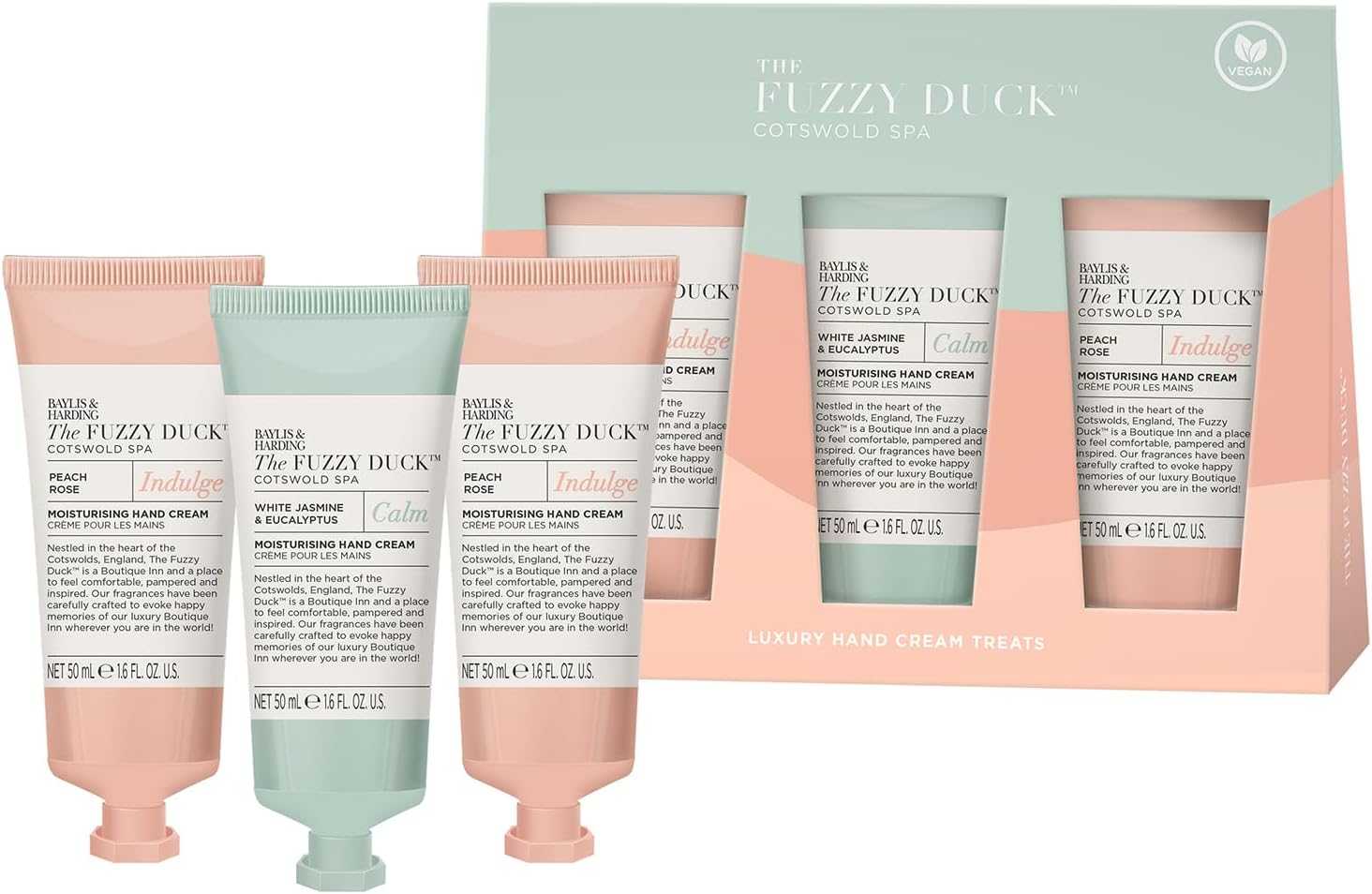 Baylis & Harding The Fuzzy Duck Cotswold Spa Luxury Hand Treats Gift Set - Vegan Friendly (Pack of 1)-0