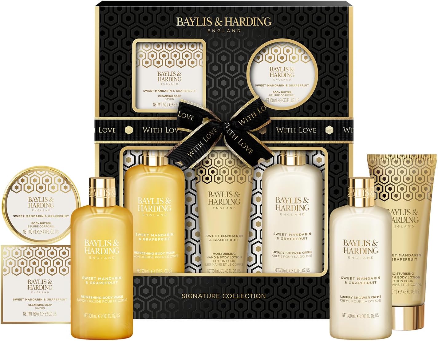 Baylis & Harding Sweet Mandarin & Grapefruit Perfect Pamper Gift Set - Vegan Friendly (Pack of 1)-0