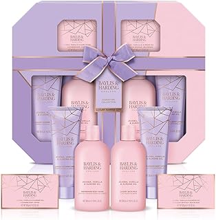 Baylis & Harding Jojoba, Vanilla & Almond Oil Ultimate Bathing Large Gift Set (Pack of 1) - Vegan Friendly