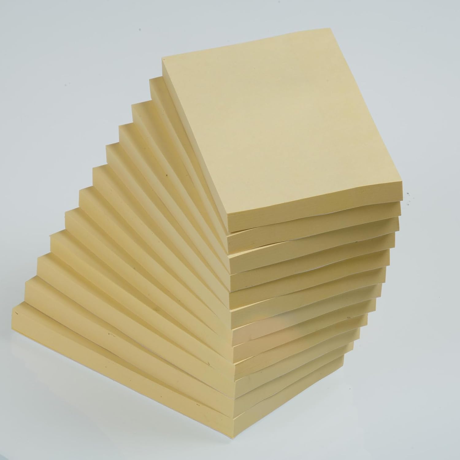 12 Pads- 76 x 127 mm Large Classics Yellow Sticky Notes,Self-Stick Post Memo Pads Its Strong Adhesive Notes,80 Sheets/Pad-2