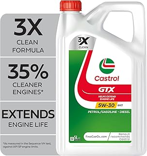 Castrol GTX 5W-30 RN17 Engine Oil 5L