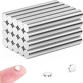 FINDMAG 50 Pcs 5 mm x 1 mm Neodymium Magnets, Small Fridge Magnets, Whiteboard Magnets, Mini Craft Magnets, Tiny Magnets for Whiteboard, Magnets for Crafts, Photos, Tools, Arts, Hobbies, DIY