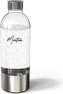 MonTen Soda 900ML Stainless Steel Bottle - Effortless Fizz & Hydration - Durable & Eco-Friendly Design - Reusable PET Sparkling Water Bottle for our Machines