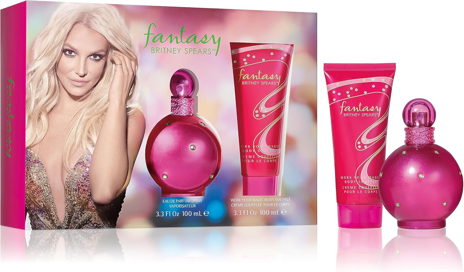 Britney Spears Fantasy 100ml Eau de Parfum, 2-piece Fragrance Gift Set, for Women-0