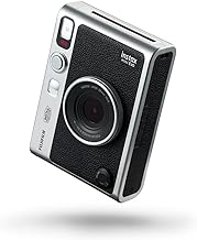 Instax mini EVO 2-in-1 photo camera and printer with a 2.7 inch LCD screen, 10 Lens and 10 film effects, mini film format, Black