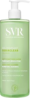 SVR SEBIACLEAR Salicylic Acid Face Wash and Body Wash for Oily, Acne-Prone, and Combination Skin. Purifying, Unclogging Soap-Free Wash Off Foaming Gel Cleanser.