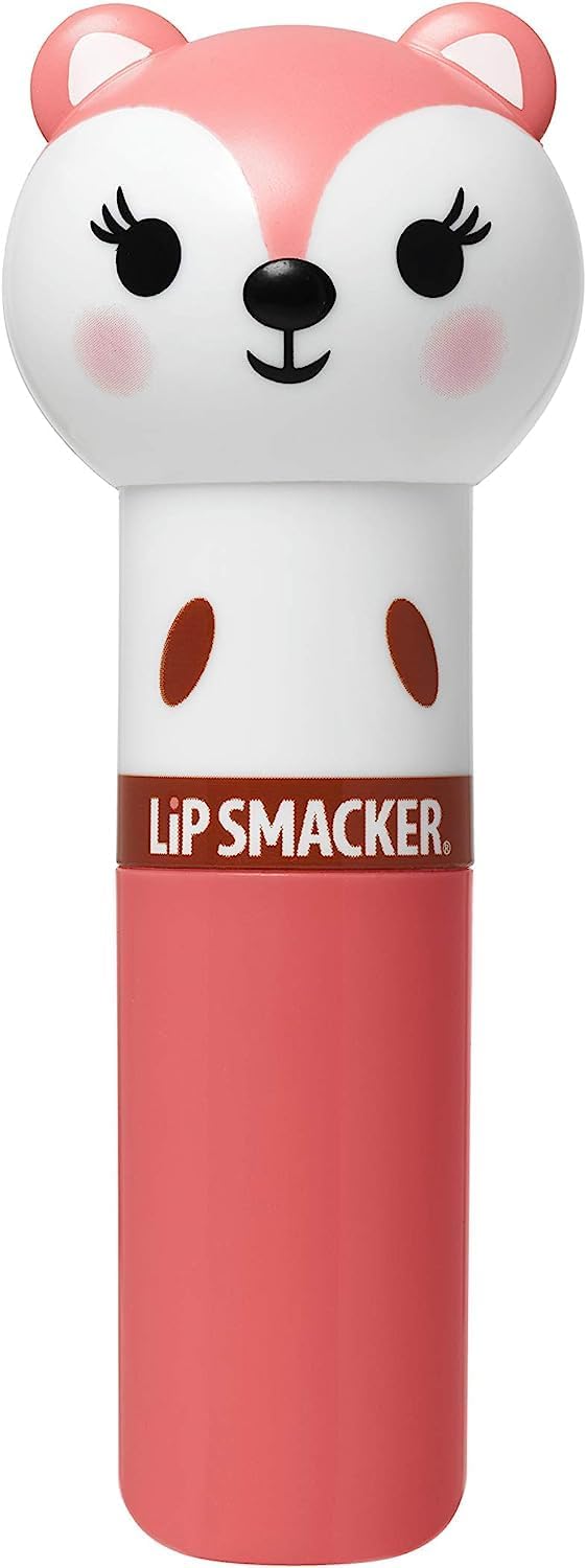 Lip Smacker Lippy Pals Fox, Flavoured Lip Balm for Kids Inspired by Animals, Moisturizing and Smoothing to Refresh your Lips, Foxy Apple Flavour-0