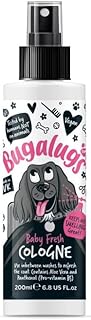 BUGALUGS Dog cologne Baby Powder fragrance – vegan dog perfume spray dog deodorant use with our baby fresh use with our Dog Shampoo (1x199ml)