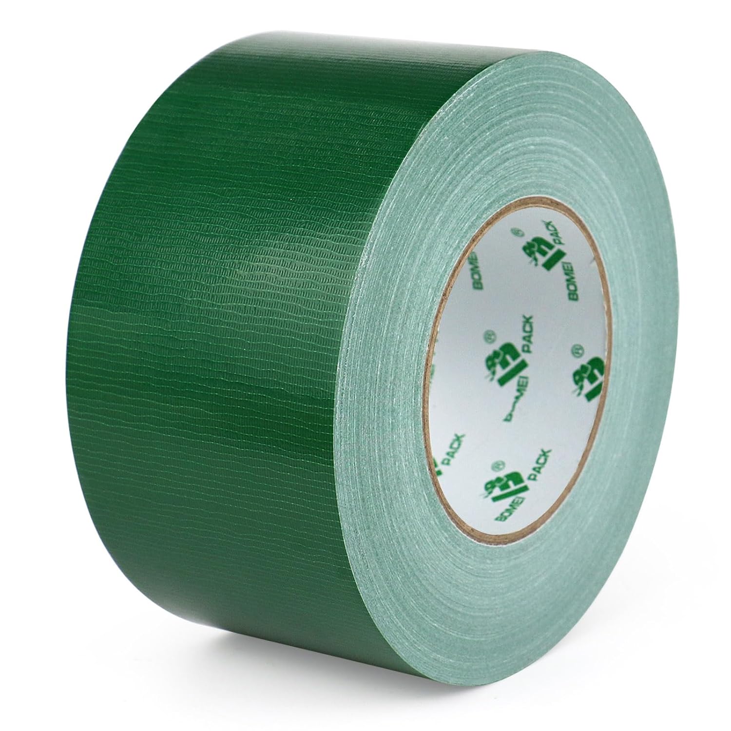 BOMEI PACK Green Wide Duct Tape Reinforced 75mm x 50m Waterproof Heavy Duty Cloth Gaffer Tape for Ducts Fixing Repairing,craft DIY,book repair,carpet seaming,Box Sealing,Bundling-0