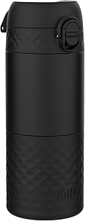 Ion8 Leak Proof Insulated Travel Mug, Triple Lock Secure, Spill-Free in Transit, Hygienic Flip Cover, Easy-to-Clean, Perfect On-The-Go, Stainless Steel