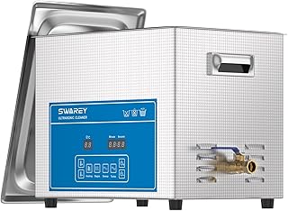 SWAREY 15L Digital Ultrasonic Cleaner 360W Professional Ultrasound Cleaner with Heater and Timer Ultrasonic Parts Cleaner for Cleaning Tools Jewelry Watches Denture Coin Chain Glasses Cleaner Machine