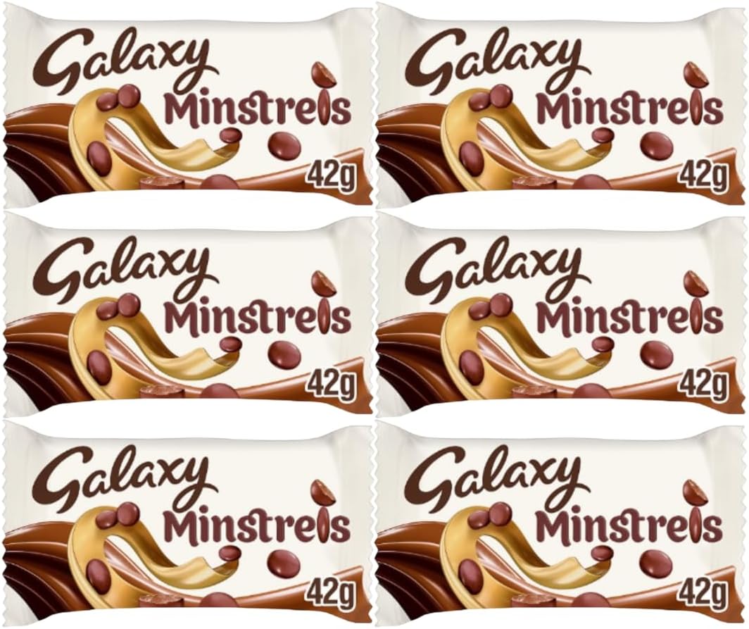 Chocolate Bundle With Galaxy Minstrels Chocolate Bags 42g (6 Pack)-0