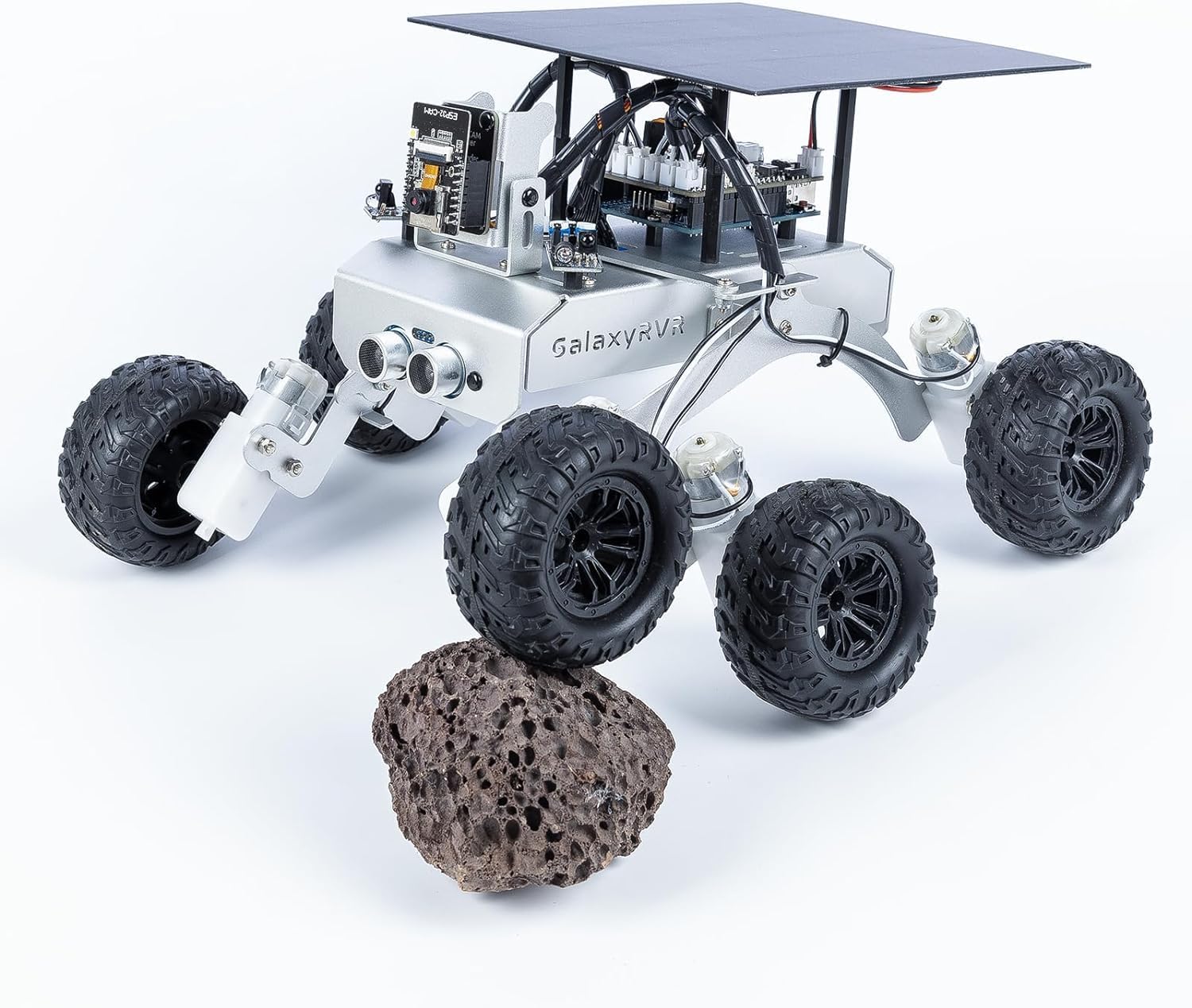 SUNFOUNDER GalaxyRVR Mars Rover Kit, Smart Video Robot Car Kit Compatible with Arduino with ESP32 CAM for Real Time FPV Visuals, Rechargeable Batteries Included-0