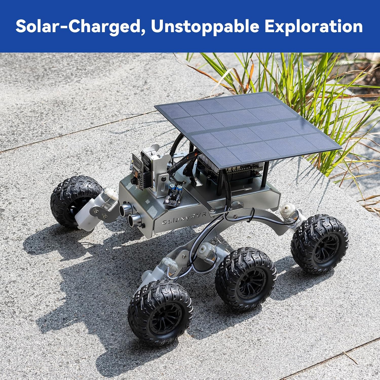 SUNFOUNDER GalaxyRVR Mars Rover Kit, Smart Video Robot Car Kit Compatible with Arduino with ESP32 CAM for Real Time FPV Visuals, Rechargeable Batteries Included-5