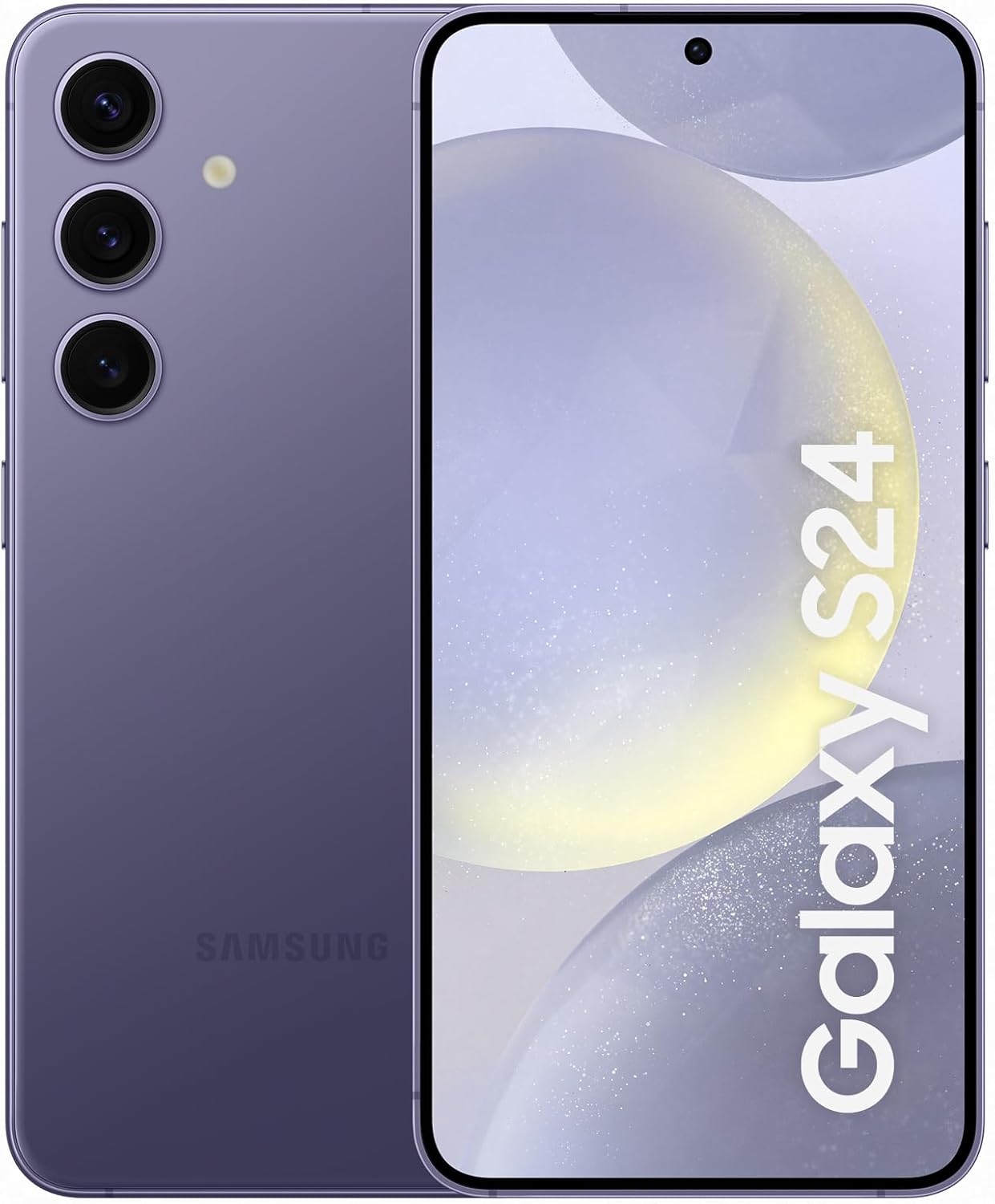 Samsung Galaxy S24, AI Android Smartphone, 8GB RAM, 256GB Storage, 50MP Camera, Long Battery Life, Cobalt Violet, 3 Year Manufacturer Extended Warranty (UK Version)-0